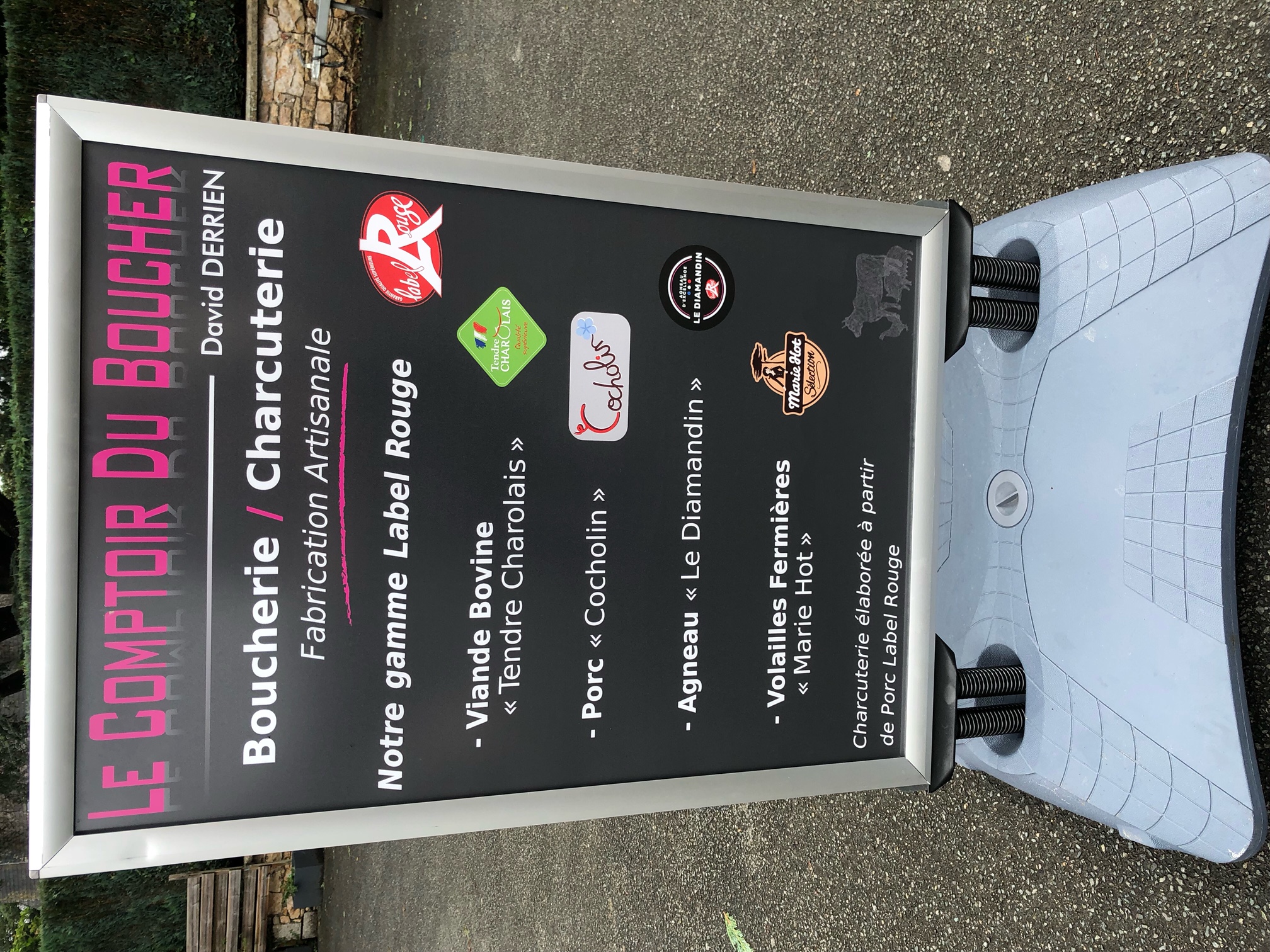 Affiche Comptoir du Boucher